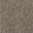 Zoom sur les grosses boucles du tapis d'entrée côtelé beige antisalissures