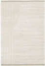 Tapis en relief gomtrique - Andra - cru et beige naturel