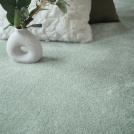 Tapis sur mesure doux Hypnose vert sauge