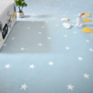 Chute de Moquette enfant toiles - Bleue