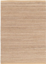 Tapis naturel en laine et jute - Redwood - Marron velout