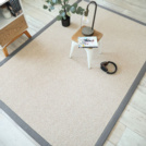 Tapis naturel en pure laine - Latoon grge - Ganse grise