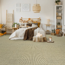 Laine et Sisal Caloundra grosses boucles - Crème - Chambre