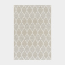 Tapis Essenza - Nature urbaine - Feuilles beige ton sur ton