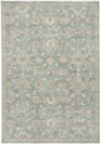 Tapis  motif floral oriental - Nora - Bleu