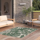 Tapis salon et extérieur Green tropical - terrasse