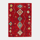 Tapis motif berbère - Azilal - Rouge