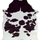 Tapis peau de bête - Imitation vache Holstein - Noir et blanc