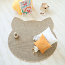 Tapis chat design - Miaou chic - Beige