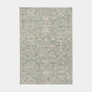 Tapis  motif floral oriental - Nora - Bleu