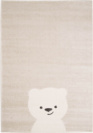 Tapis chambre d'enfant - Petit ourson - Beige