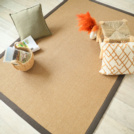 Tapis Sisal - Tulum havane - Ganse chocolat