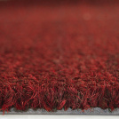 Tapis sur mesure Paillasson Brosse Coco Spécial PMR-ERP 17mm - Rouge - tranche