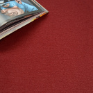 Tapis sur mesure Velours Loft - Rouge - gros plan