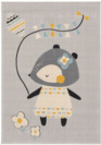 Tapis chambre d'enfant - Lily Fox - Gris