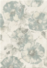 Tapis de salon motif floral - Dianthus - Beige et couleurs pastel