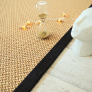 Visuel - Tapis naturel en Sisal - Slow dor - Ganse chenille brun chin