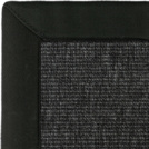 Tapis intrieur / extrieur Nusa - Gris ardoise - Ganse noire