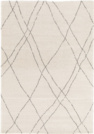 Tapis motif berbre - Aria - Blanc cass