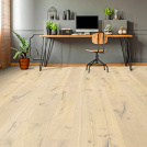 Lame Parquet contrecoll huil Click  plat - Chne Blanchi