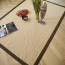 Tapis Natt - Sumatra Naturel - Ganse coton Marron