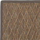 Tapis intrieur / extrieur Timika - Marron camel - Galon marron