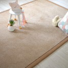 Tapis velours Hygge beige - Ganse chenille noisette