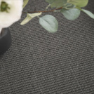 Tapis sur mesure Sisal - Yucatan couleur gris foncé - zoom