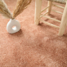 Chute de Moquette douce poils longs - Touch - Rose corail