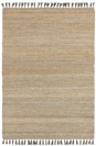 Tapis naturel en jute et coton - No-ethnique - Marron