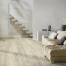Parquet flottant Stratifié compatible cuisine salle de bain - Chêne gris lune - Séjour
