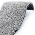 Gazon synthétique Expo gris argent - 22 mm, texture réaliste vue de profil