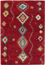 Tapis motif berbre - Azilal - Rouge