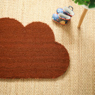Paillasson coco Nuage rouille - vue de haut