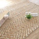 Tapis Chevrons en Jute