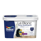 Dulux Valentine Le Blanc Tous Supports - Crme de Peinture - Velours Blanc