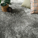 Chute de Moquette paisse - clat - Shaggy gris fonc