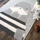 Tapis chambre d'enfants Animaux - Morse - Facile d'entretien - Vue de loin