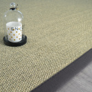 Tapis Sisal - Tulum écru - Ganse coton anthracite