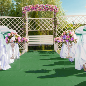 Moquette filmée - Stand Event - Vert olive - Mariage