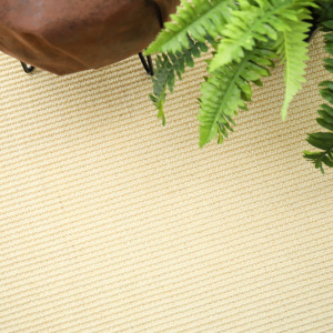 Moquette sisal Cuba Blanchi surface homogène avec boucles épaisses et teinte claire