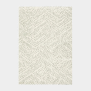 Tapis ultra-doux - Minimaliste - Crème dessin graphique clair