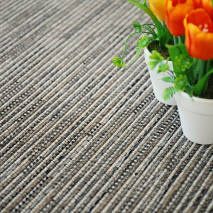 Tapis sur mesure tissé plat Bornéo silver
