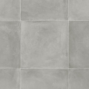 Sol PVC Sous Couche Textile - Carrelage aspect Béton - Gris