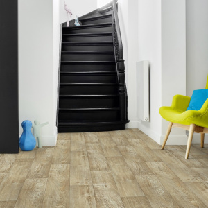 Sol PVC Best - Imitation parquet Mélèze Brun Clair - Couloir