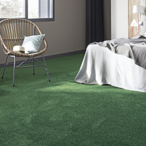 Moquette Velours - Feelings Balsan - Vert Brocéliande 280 - chambre
