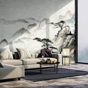 Papier peint panoramique - Format XXL - Paysage poétique - salon