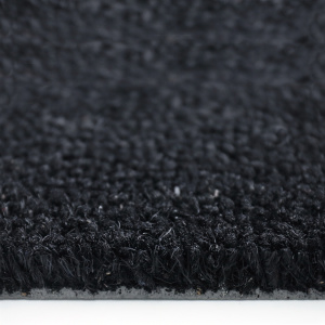 Paillasson - Tapis brosse Coco - Noir - Ep. 17mm - tranche