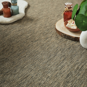 Revêtement de sol moquette Nusa Écorce fibres synthétiques pour intérieur ou extérieur