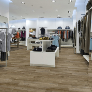 Sol Vinyle Textile Black Edition - Aspect parquet chêne brun - Magasin